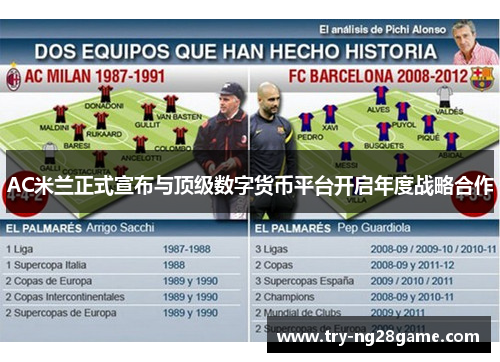 AC米兰正式宣布与顶级数字货币平台开启年度战略合作 AC米兰正式宣布与顶级数字货币平台开启年度战略合作